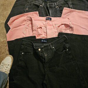 (3) pair of GAP jeans